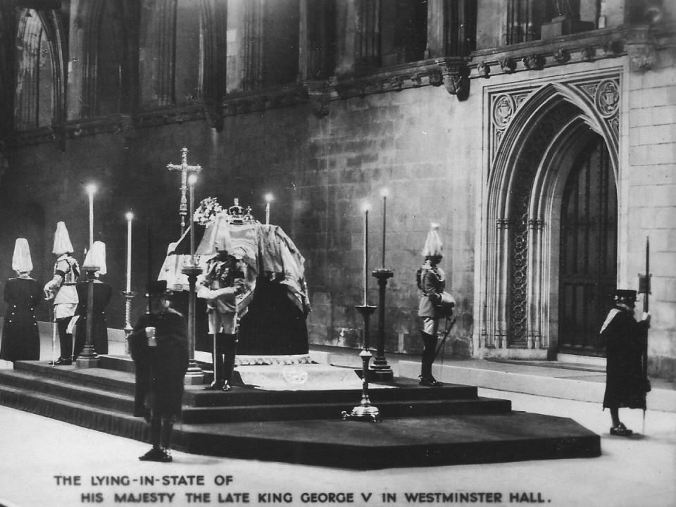 george v westminster hall 1936