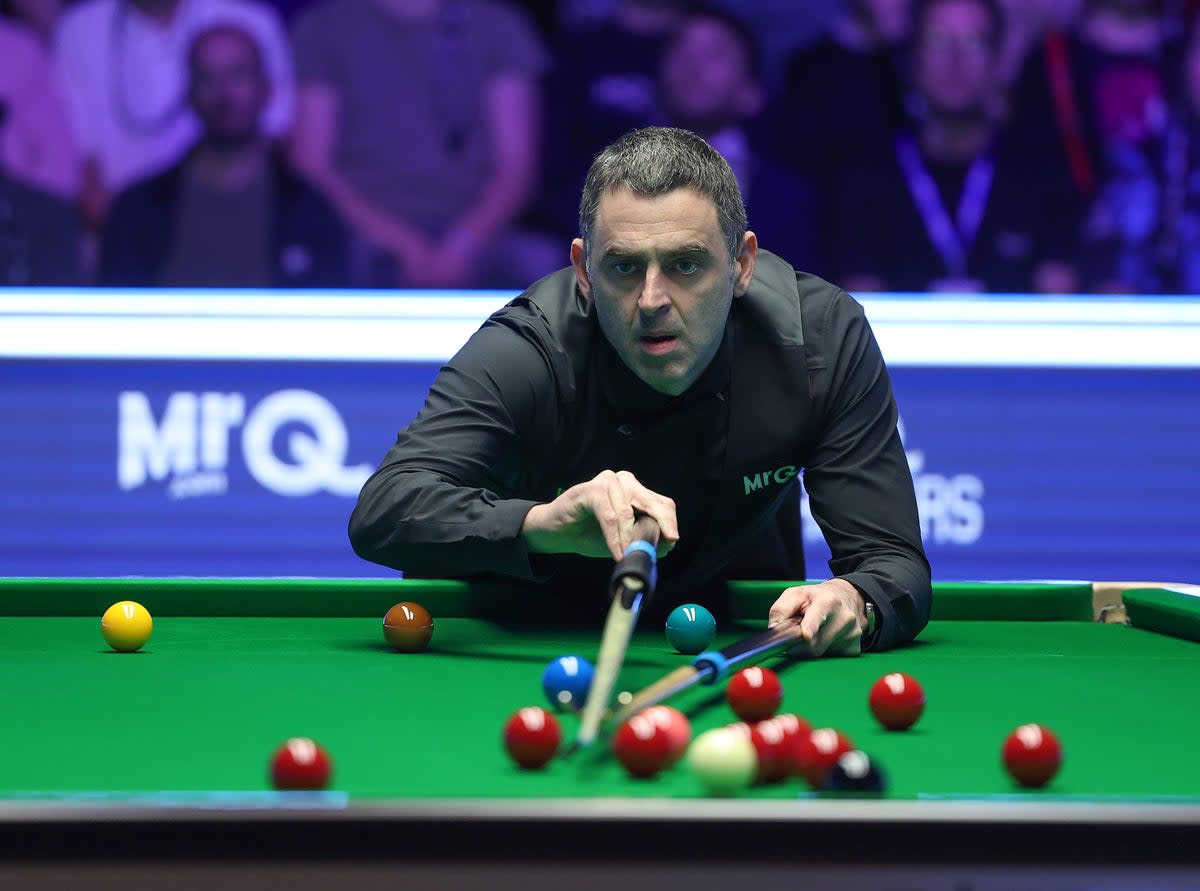 The Rocket returns: Ronnie O’Sullivan is targeting an eighth World Championship title at The Crucible in 2024 (Getty Images)