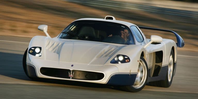 <p>The <a href="https://www.roadandtrack.com/car-culture/a28775/archived-drive-maserati-mc12/" rel="nofollow noopener" target="_blank" data-ylk="slk:Maserati MC12;elm:context_link;itc:0;sec:content-canvas" class="link ">Maserati MC12</a> has a lot of <a href="https://www.roadandtrack.com/car-culture/buying-maintenance/a11808519/ferrari-enzo-tour-de-france-blue/" rel="nofollow noopener" target="_blank" data-ylk="slk:Ferrari Enzo;elm:context_link;itc:0;sec:content-canvas" class="link ">Ferrari Enzo</a> underneath, but its weird looks and extremely low production numbers make it cooler than the Enzo in a lot of ways. </p>
