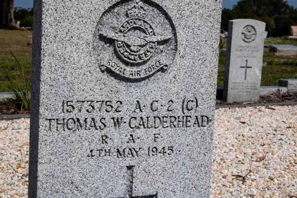 The Royal Air Force’s Thomas Calderhead was among the last pilots to die while training in Central Florida.