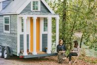 <p>With authentic country character and hand-crafted, farmhouse-inspired details, <a href="http://www.tinyheirloom.com/" rel="nofollow noopener" target="_blank" data-ylk="slk:Tiny Heirloom Homes;elm:context_link;itc:0;sec:content-canvas" class="link ">Tiny Heirloom Homes</a> makes it easy to downsize and upgrade at the same time. This 192-square-foot luxury farmhouse is outfitted with a sleeping loft, kitchen, bathroom, living space, and even a laundry machine. The base model, similar to the one shown here, starts at $65,000 and includes delivery plus a one-time trip out to the company's Oregon City headquarters to see its construction. </p><p><a class="link " href="https://www.countryliving.com/home-design/house-tours/g108/tiny-heirloom-homes/" rel="nofollow noopener" target="_blank" data-ylk="slk:SEE INSIDE;elm:context_link;itc:0;sec:content-canvas">SEE INSIDE</a></p>