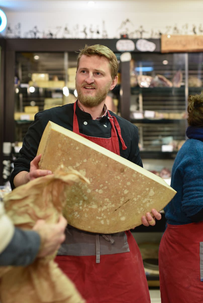 Pierre Brisson, founder of Paris' new cheese museum.