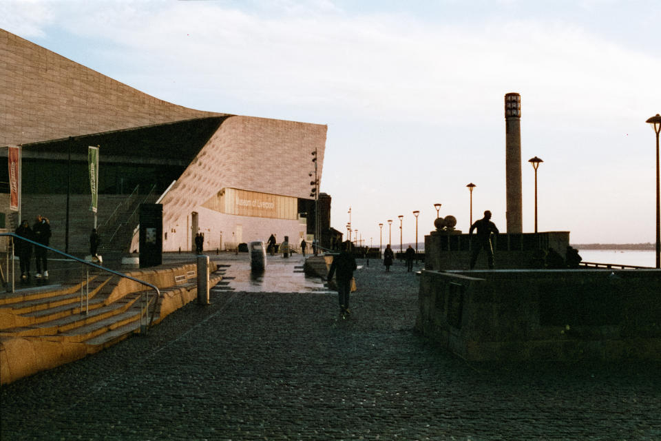 The exterior of the Museum of Liverpool taken on Harman Phoenix 200 35mm film