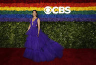 No pensamos lo mismo del Christian Siriano que se puso Lucy Liu para asistir a la 73 edición de los Tony Awards. (Foto: Andrew Kelly / Reuters)