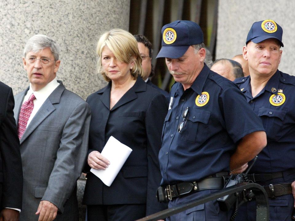 Martha Stewart sentenced to prison 2004