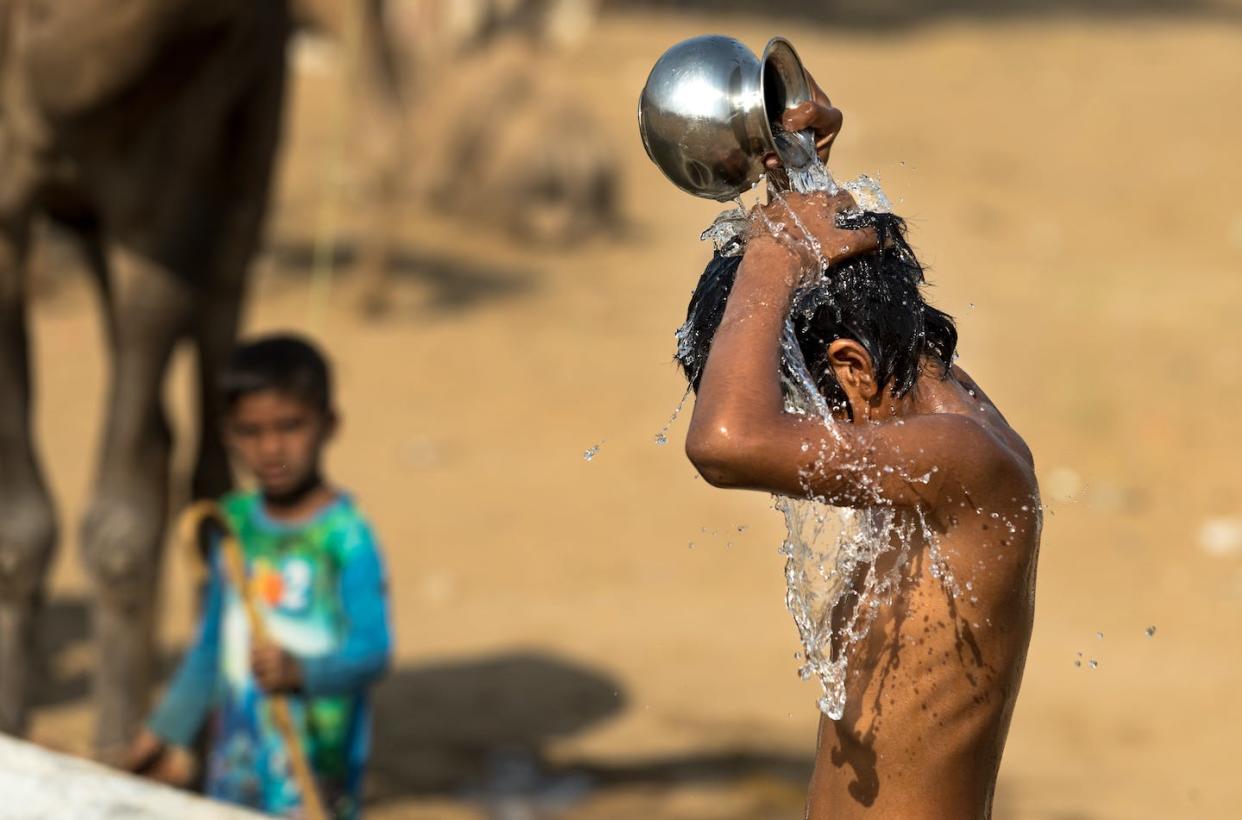 <a href="https://www.shutterstock.com/es/image-photo/bath-desert-child-taking-watering-trough-757791718" rel="nofollow noopener" target="_blank" data-ylk="slk:Yavuz Sariyildiz / Shutterstock;elm:context_link;itc:0;sec:content-canvas" class="link ">Yavuz Sariyildiz / Shutterstock</a>