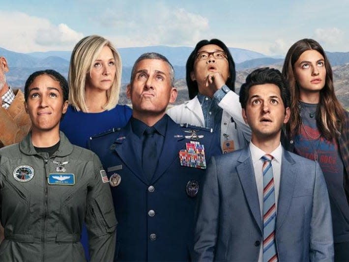 space force netflix cast