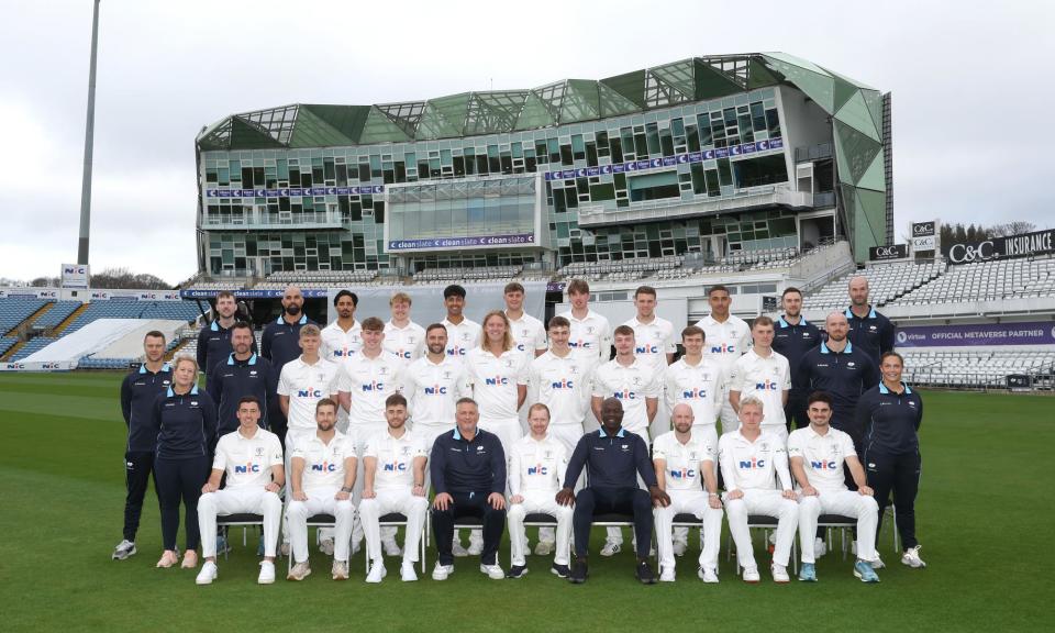 <span>Yorkshire’s 2024 county cricket squad. MPs have asked the ECB to keep a ‘close eye’ on the county’s progress with regards to diversity.</span><span>Photograph: Jan Kruger/Getty Images</span>