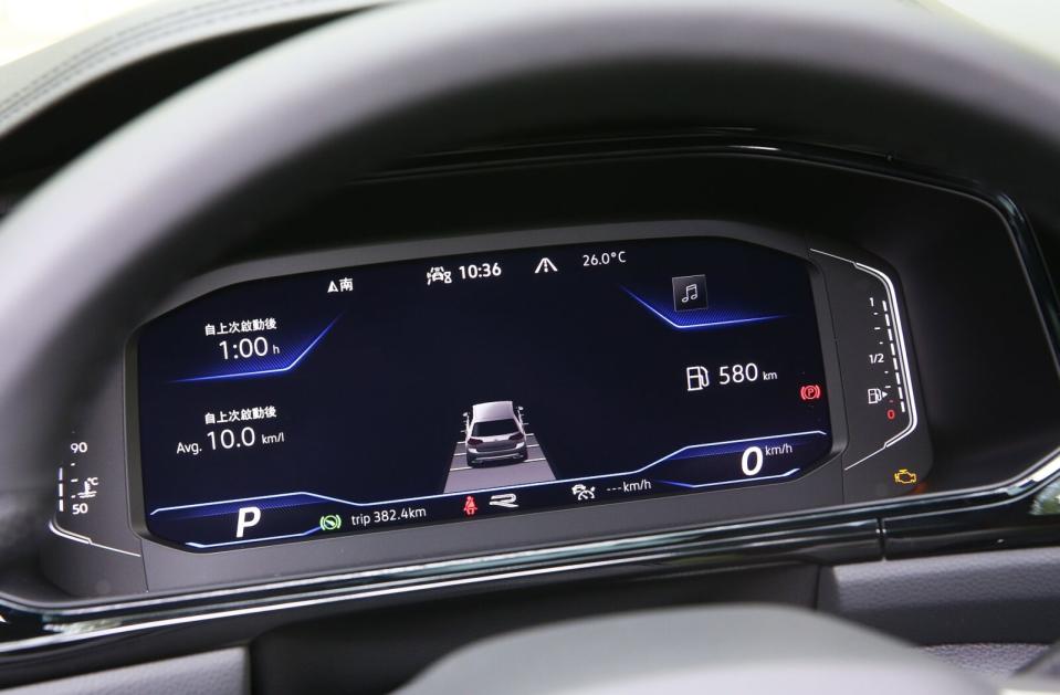 全車系標配的Digital Cockpit Pro 10.25吋全邏輯數位化儀錶可顯示豐富的行車資訊。
