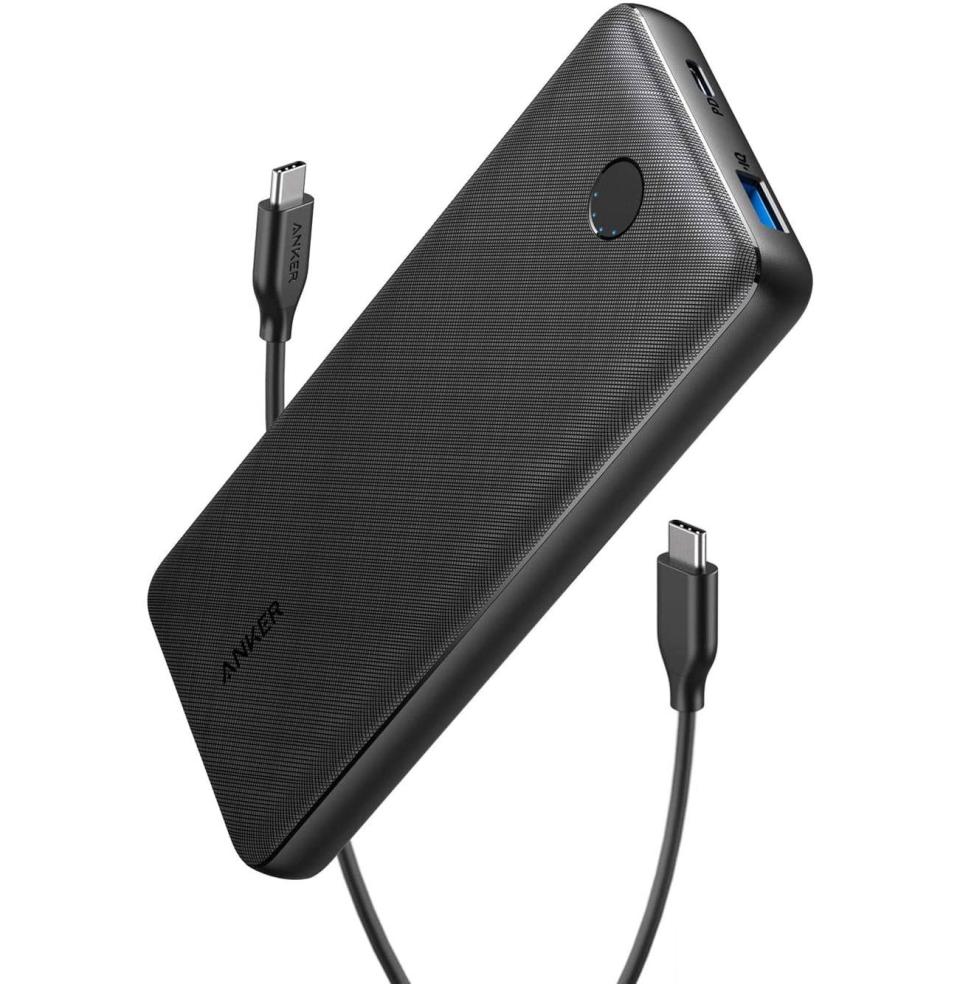 <p><a href="https://www.amazon.com/Anker-PowerCore-Essential-Portable-Compatible-dp-B08LG2X98F/dp/B08LG2X98F?tag=syn-yahoo-20&ascsubtag=%5Bartid%7C10054.g.29155470%5Bsrc%7Cyahoo-us" rel="nofollow noopener" target="_blank" data-ylk="slk:Shop Now;elm:context_link;itc:0;sec:content-canvas" class="link ">Shop Now</a></p><p>PowerCore Essential 20000 PD Portable Charger</p><p>amazon.com</p><p>$60.00</p>