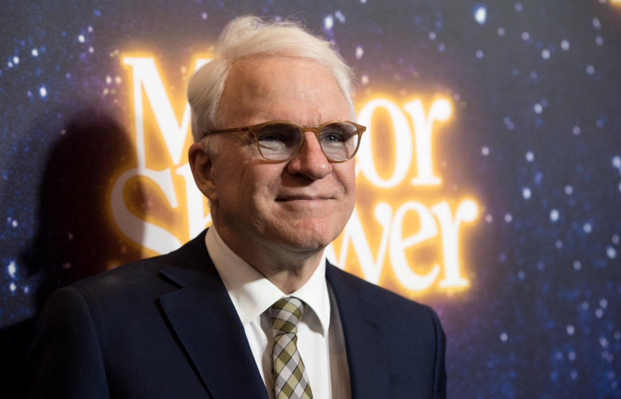 Steve Martin's face mask joke trended on Twitter. (Photo: Noam Galai/Getty Images for Meteor Shower)