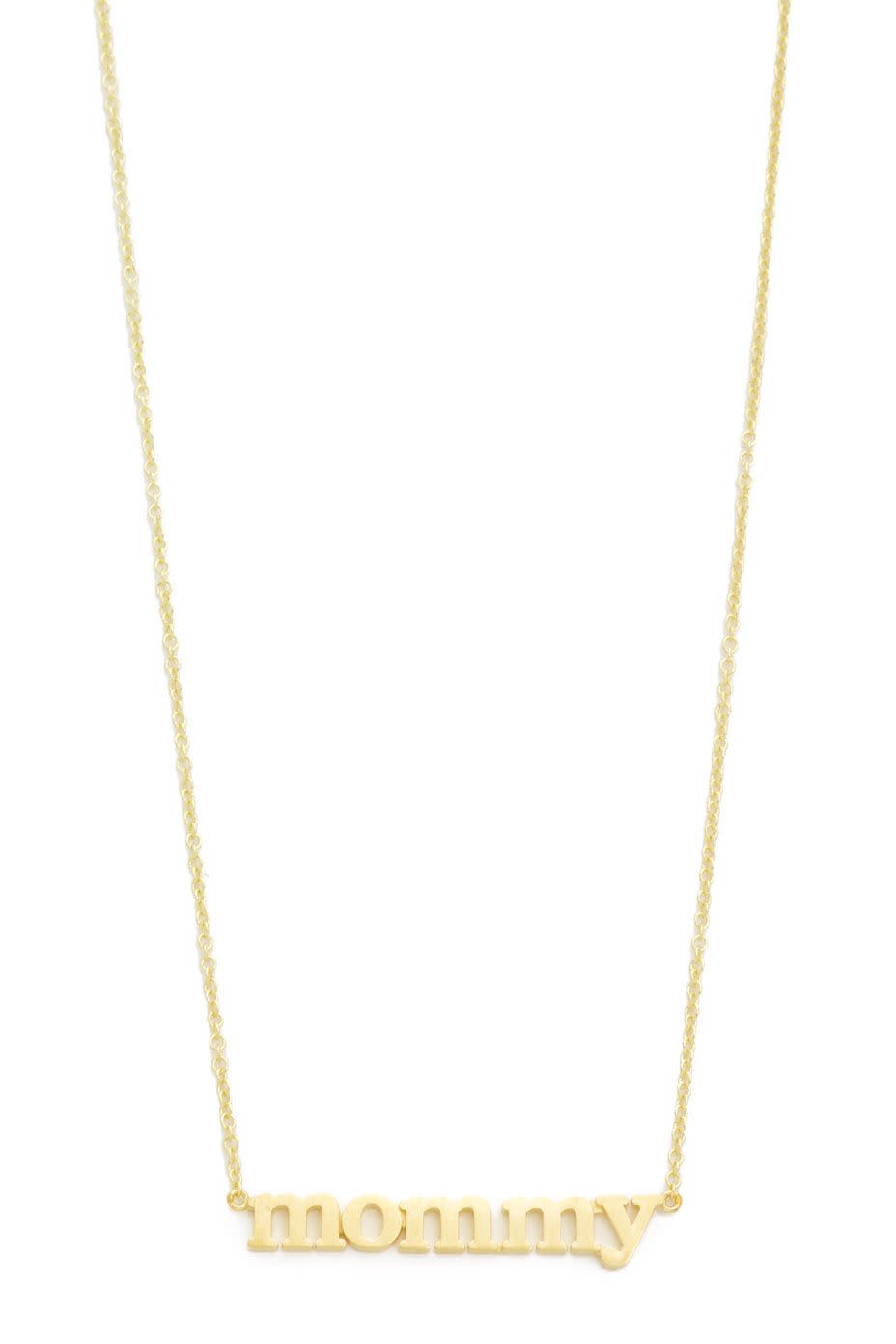 Jennifer Meyer Mommy Necklace