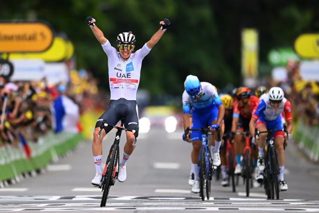 Van Aert wins 8th stage of Tour, Pogačar extends lead - The San Diego  Union-Tribune