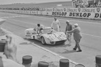 <p>The confetti hadn't yet been swept from the GT40's garages when Ford won its next endurance race, two weeks later in the home of champagne. The last year of the 12 Hours of Reims saw Jo Schlesser and Guy Ligier narrowly win over the Ferrari P2, which blew a hole in the crankcase with just 15 minutes left. </p>