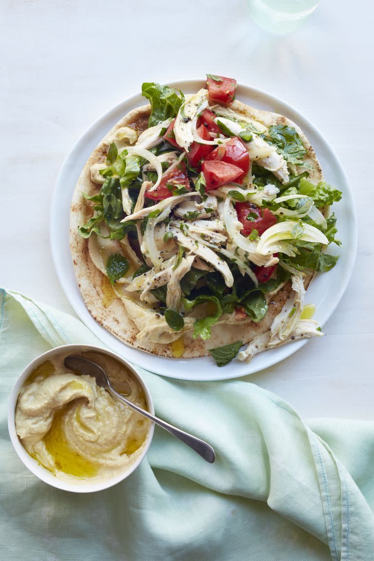 Mediterranean Chicken Pitas