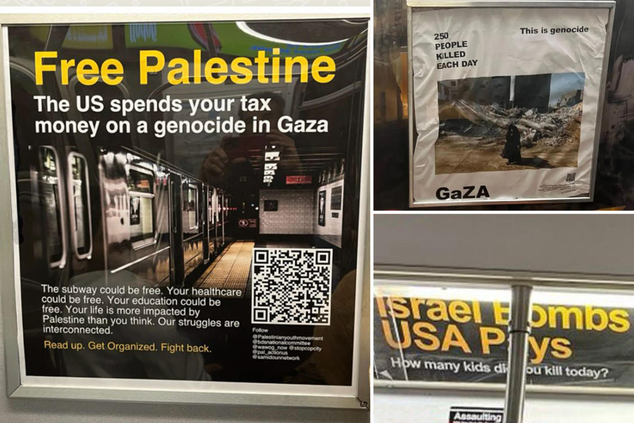 Anti-Israel MTA ads.