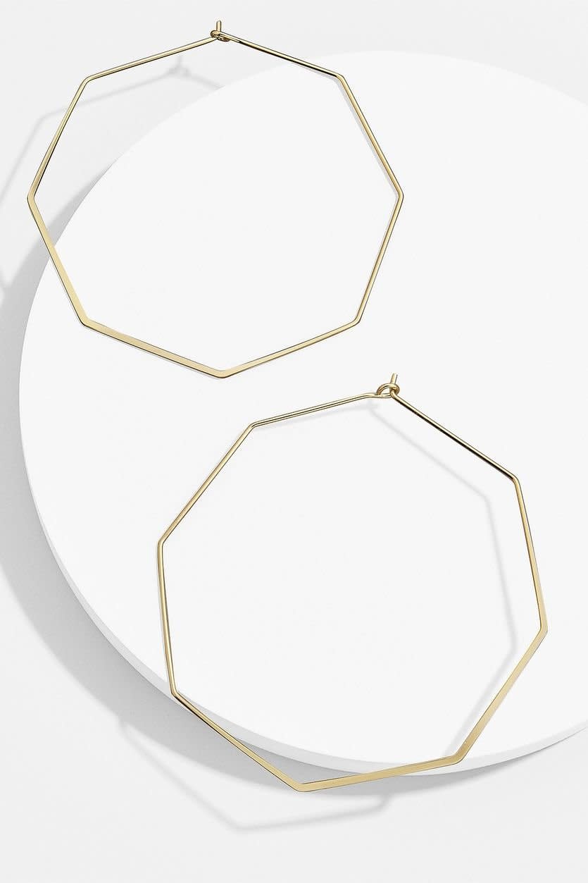 BaubleBar Cassandra Hoop Earrings