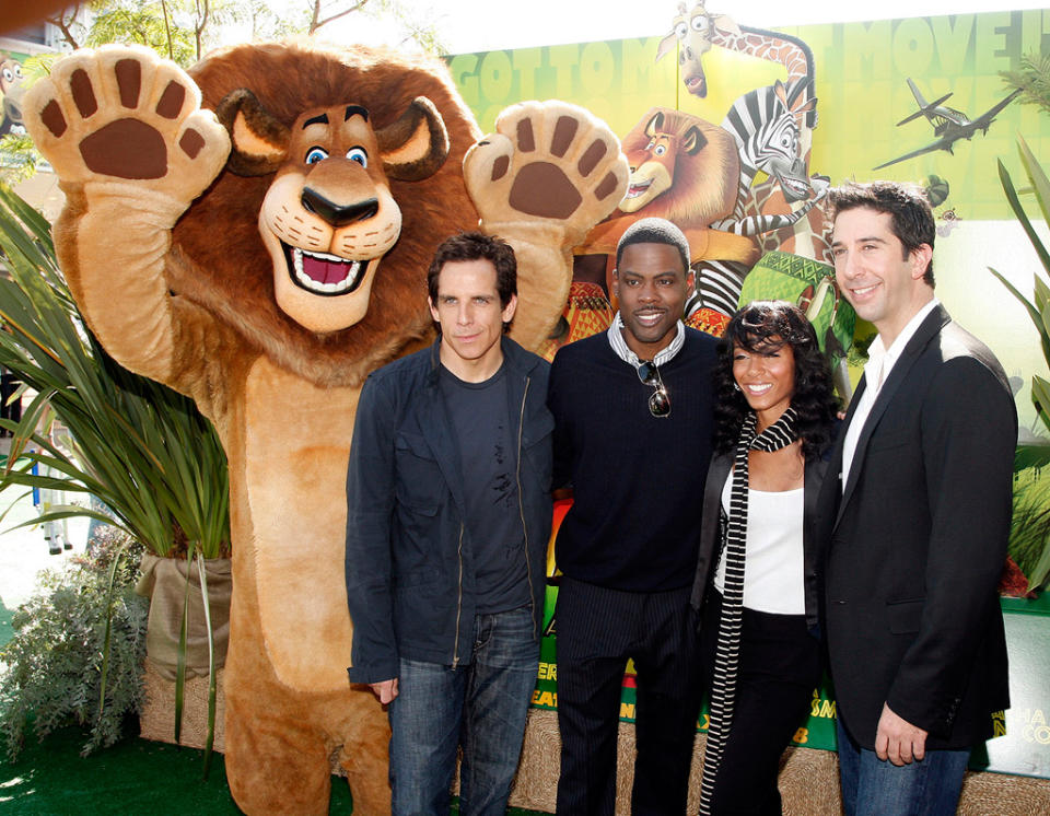 Madagascar 2 LA Premiere 2008 Ben Stiller Chris Rock Jada Pinkett Smith David Schwimmer