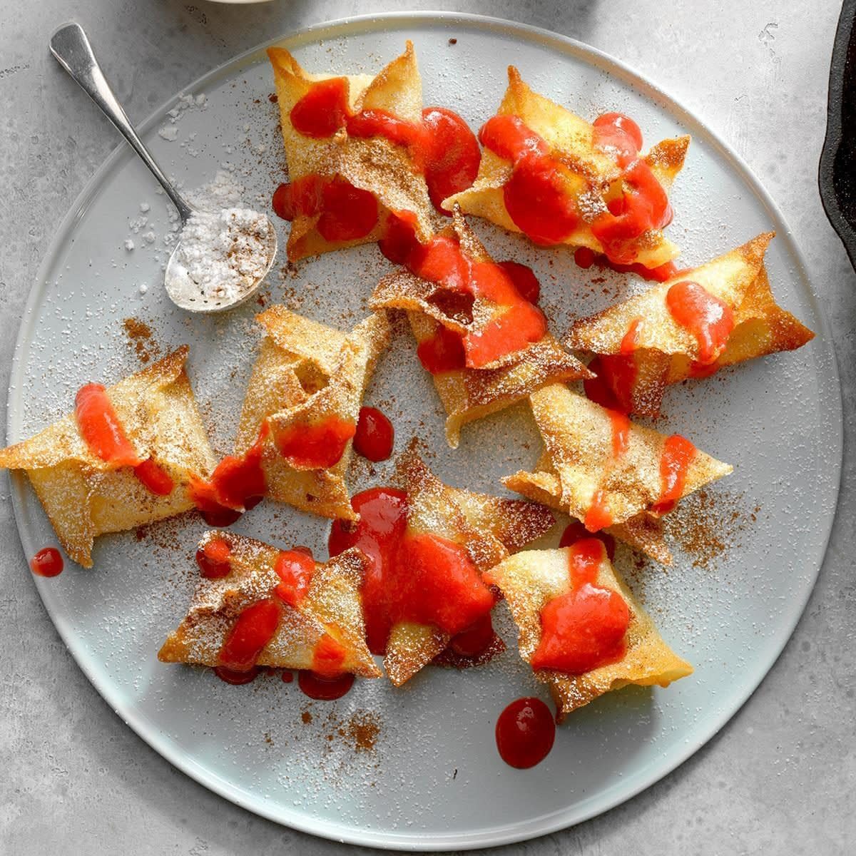 Air-Fryer Caribbean Wontons