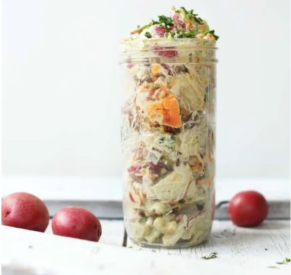 <strong>Get the <a href="https://minimalistbaker.com/simple-vegan-potato-salad/" target="_blank" rel="noopener noreferrer">Simple Vegan Potato Salad</a> recipe from Minimalist Baker</strong>