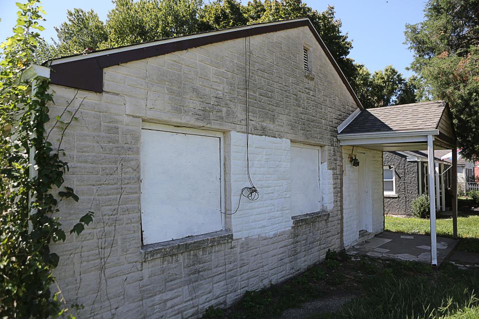 This vacant property on Single Ave. near New Castle is an example of a property that New Castle County is trying to acquire in a program that aims to turn vacant houses into a livable places.  