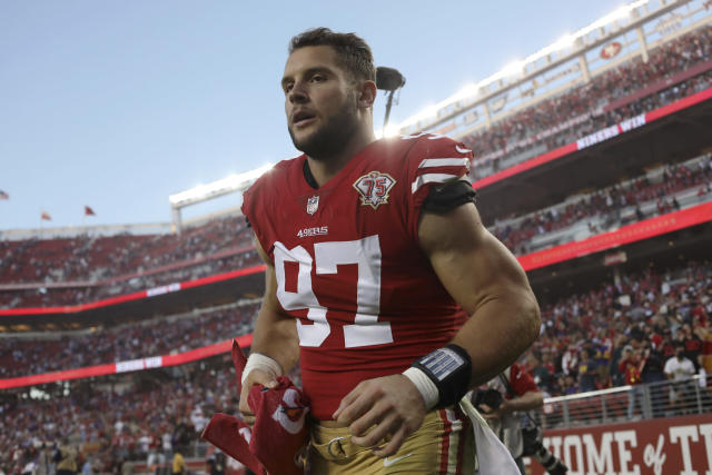 Nick Bosa's status for 49ers Week 6 game vs. Falcons revealed