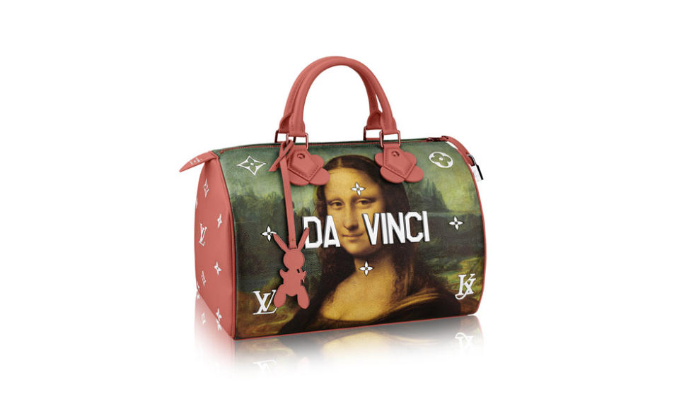 Louis Vuitton x Jeff Koons ‘Da Vinci’ Speedy Bag