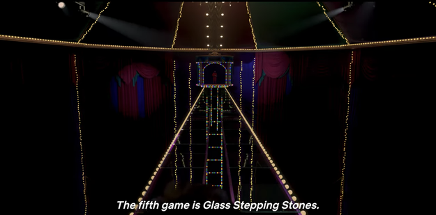 The glass stepping stone set of the fifth game