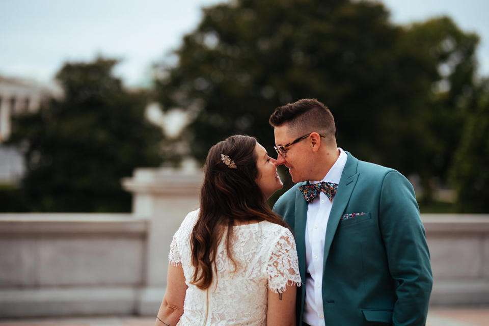 The two said the decision to cancel their original wedding was difficult but ultimately the right choice. (Photo: <a href="https://shawneecustalow.com/" target="_blank">Shawnee Custalow</a>)