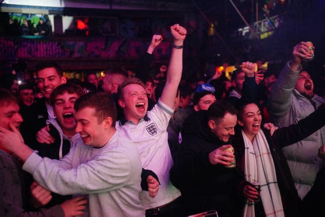 Fans watch England v Senegal – FIFA World Cup 2022