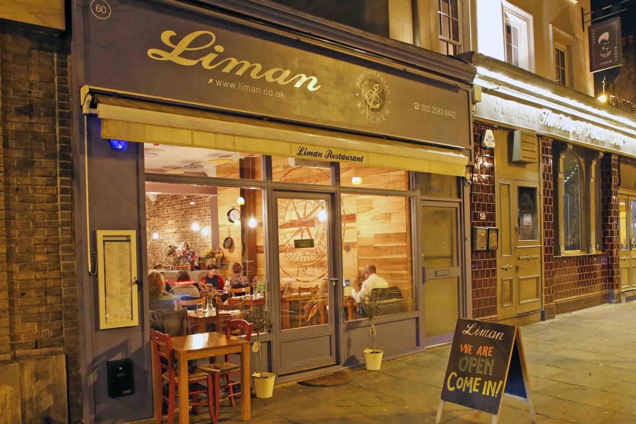 Top of the tree: Liman Kebab house in Islington: NIGEL HOWARD