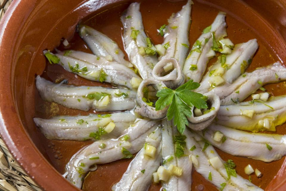 Marinated Fresh Anchovies ( Alici Marinati )