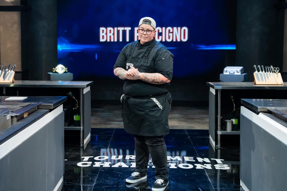 Contestant Britt Rescigno, as seen on Food Network's fourth season of "Tournament of Champions."