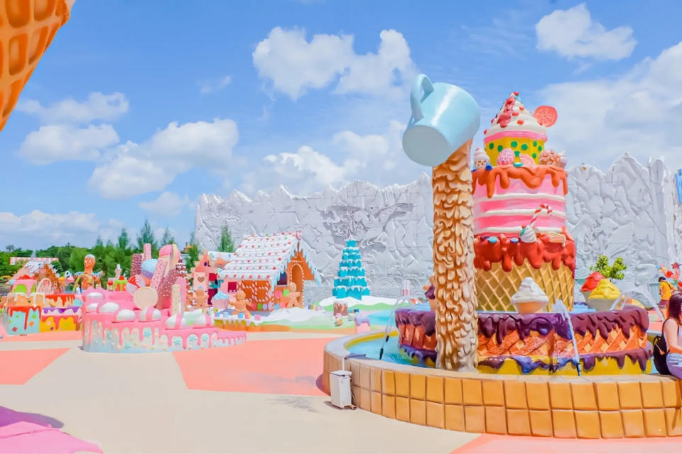 芭達雅景點好吃好拍“甜點樂園”！闖入動畫場景打卡巨型冰淇淋、糖果屋（來源：官方社群）