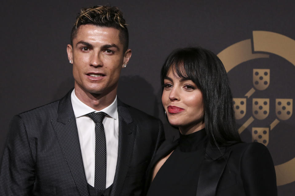 Cristiano Ronaldo y Georgina Rodríguez, ausentes en la boda de Ramos y Rubio (Getty Images).