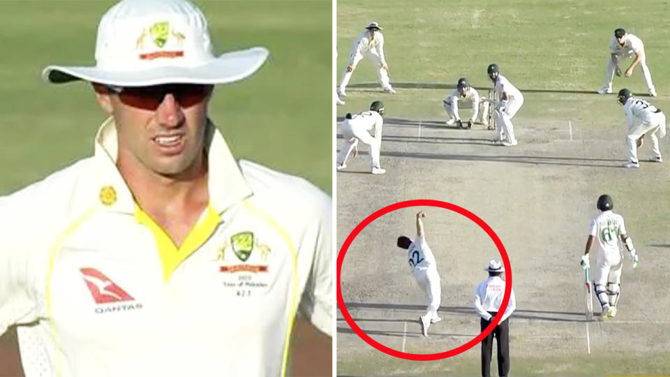 Pat Cummins, pictured here during the second Test between Australia and Pakistan.