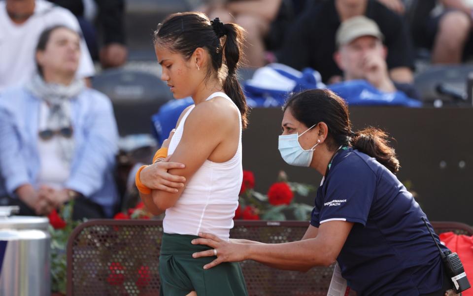 Emma Raducanu vs Bianca Andreescu live: Score and latest updates from the Italian Open 2022 - GETTY IMAGES