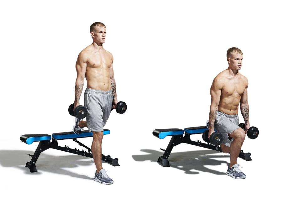 1A) Bulgarian Split Squat