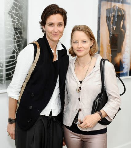 Stefanie Keenan/Getty Alexandra Hedison and Jodie Foster in Los Angeles on April 27, 2014