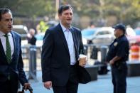 Alex Mashinsky, founder and former CEO of bankrupt cryptocurrency lender Celsius Network, arrives for a hearing at Federal Court in New York