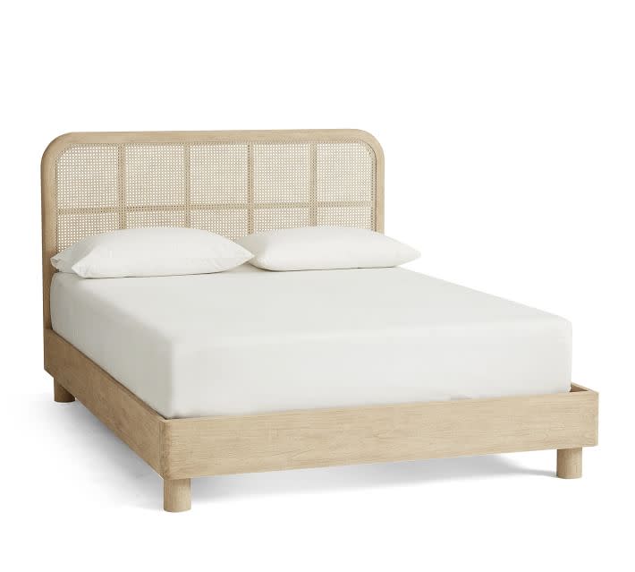 <p><a href="https://go.redirectingat.com?id=74968X1596630&url=https%3A%2F%2Fwww.potterybarn.com%2Fproducts%2Fmanzanita-cane-bed&sref=https%3A%2F%2Fwww.housebeautiful.com%2Fhome-remodeling%2Fdiy-projects%2Fg44105786%2Fhow-to-make-home-accessible%2F" rel="nofollow noopener" target="_blank" data-ylk="slk:Shop Now;elm:context_link;itc:0;sec:content-canvas" class="link rapid-noclick-resp">Shop Now</a></p><p>Lower Your Bed Frame</p><p>$1328.99</p><p>potterybarn.com</p><span class="copyright">Pottery Barn</span>