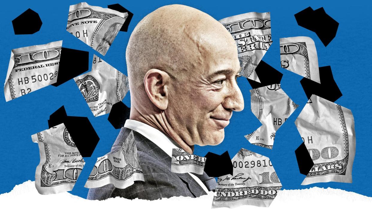 Foto ilustración de Jeff Bezos