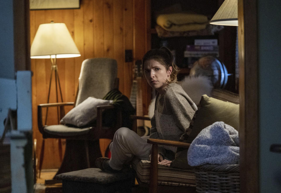 This image released by Lionsgate shows Anna Kendrick in a scene from "Alice, Darling." (Lionsgate via AP)