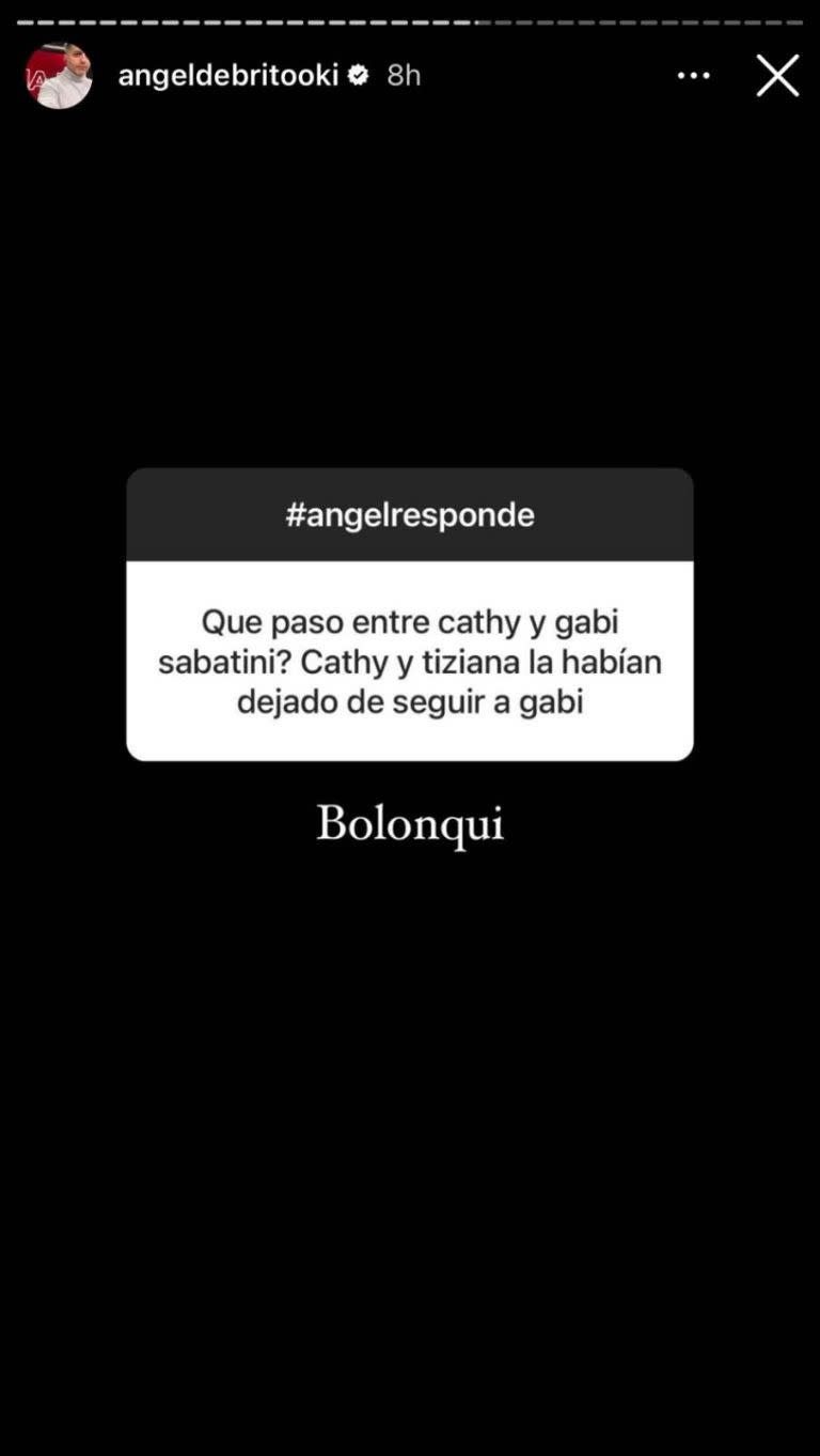 La historia de Ángel De Brito que desató las hipótesis de un conflicto entre Fulop y Gabriela Sabatini (Foto: Instagram @angeldebritooki)