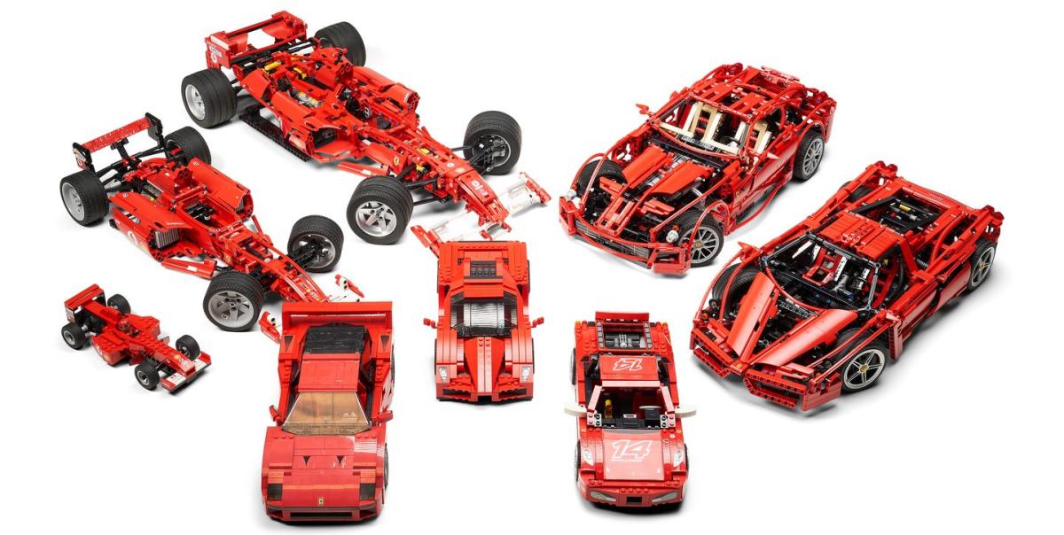 LEGO 40194 Shell V-Power Ferrari Finish Line & Podium promotion