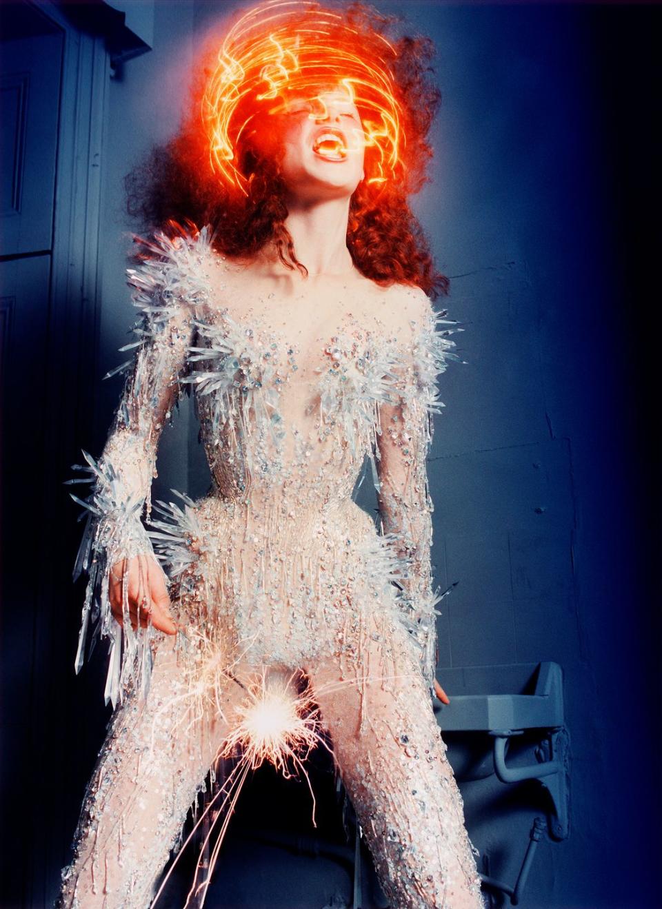 david lachapelle image of thierry mugler designs