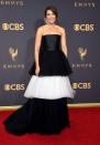 <p>Mandy also showed up at the 2017 Emmys. Had they given an award for Best Dressed, this one would take the cake!</p>