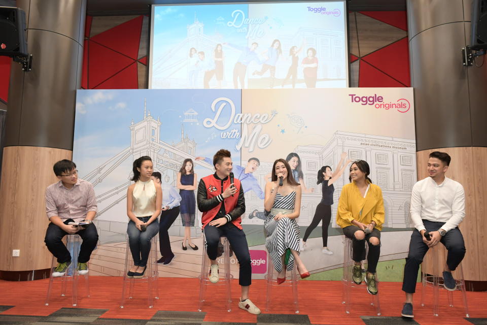 The cast of “Dance with Me” includes Atyy Malek and Syarif Sleeq. (Photo: Toggle)
