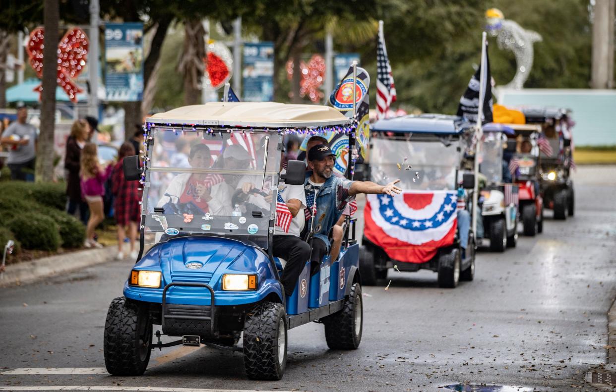 Panama City Beach's Veterans Day Parade last year.
