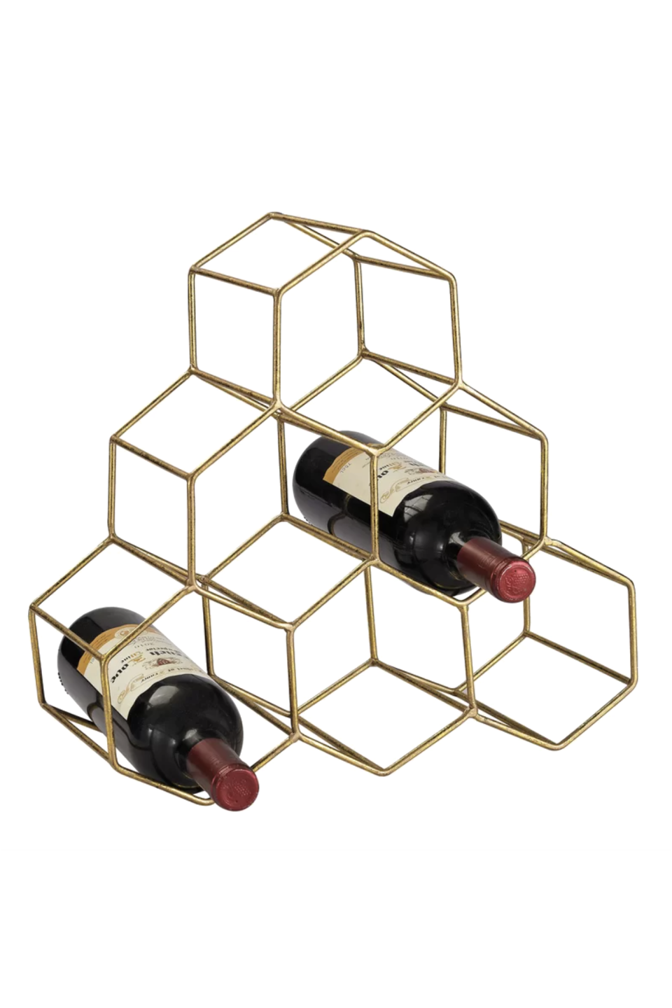 3) 6 Bottle Tabletop Wine Bottle Rack